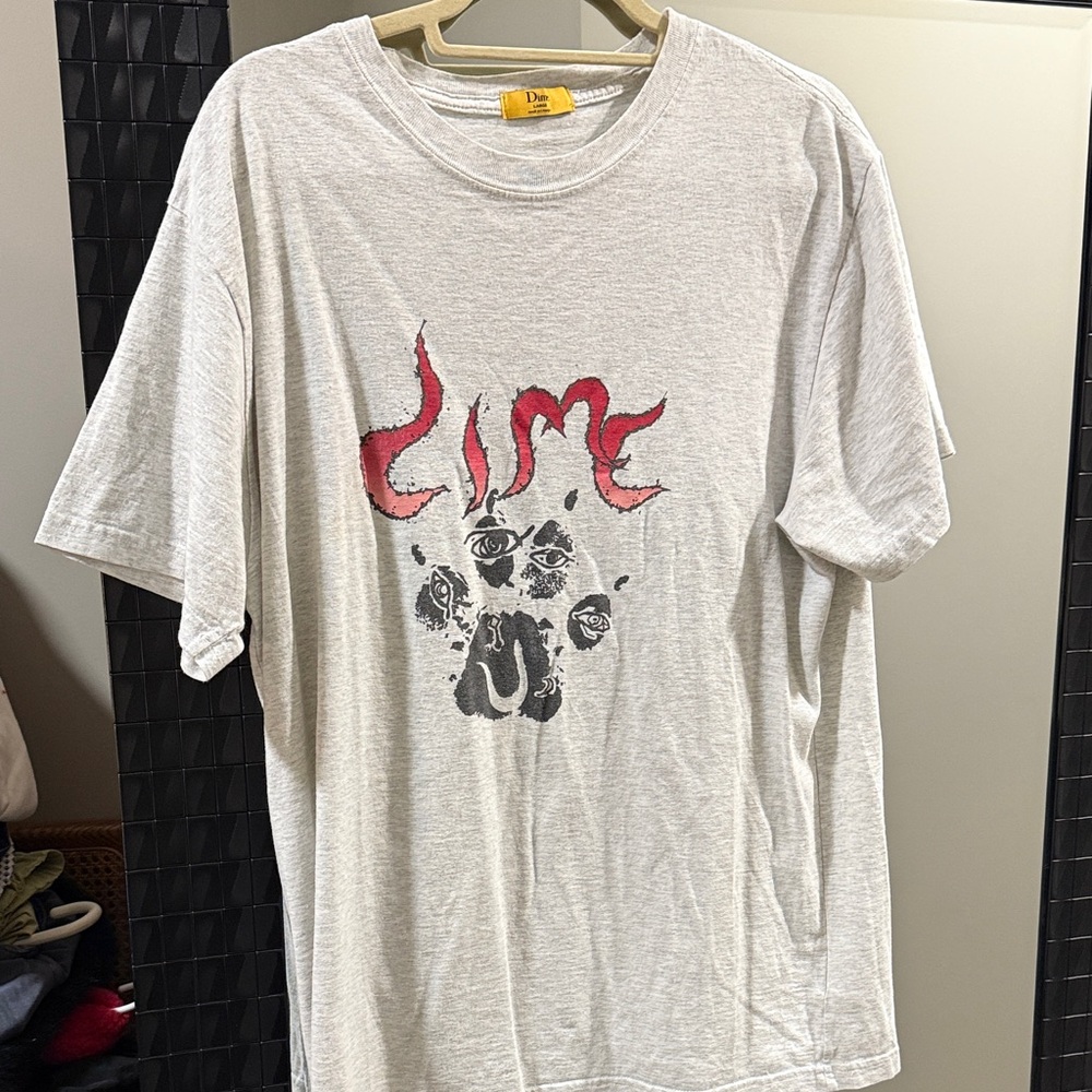 DIME Graphic Tee with Red and Black Design